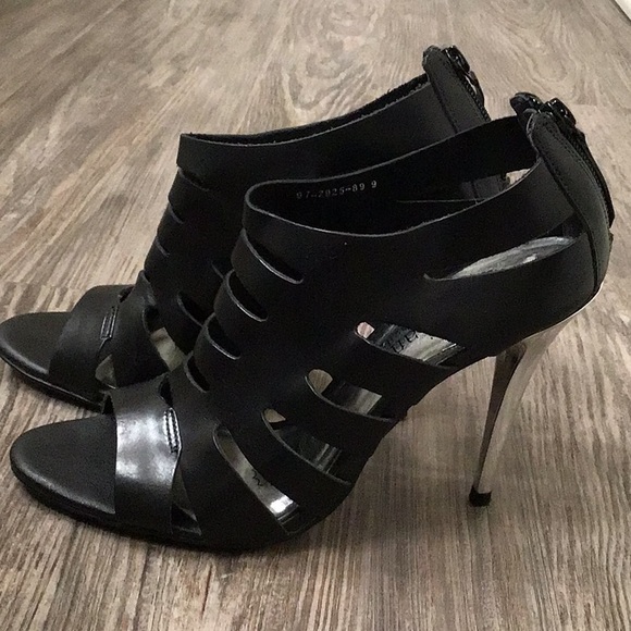 Cathy Jean  Brazil High heels black open toe - Picture 7 of 8